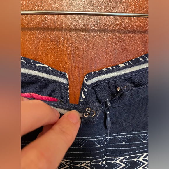 WORN ONCE | Jealous Tomato Navy Pattern Jumpsuit - Picture 5 of 5